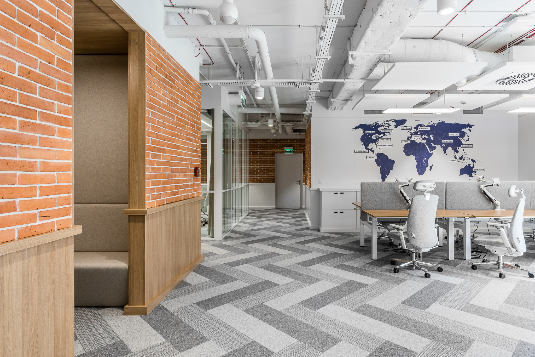 People Scout TrueBlue Company office by The Design Group, Kraków – Poland