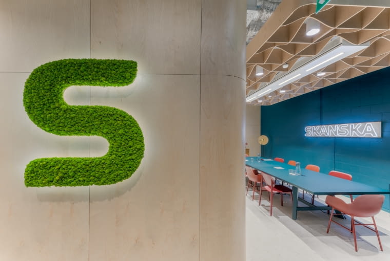 Showroom Skanska. Proj. The Design Group. Fot. mat. prasowe