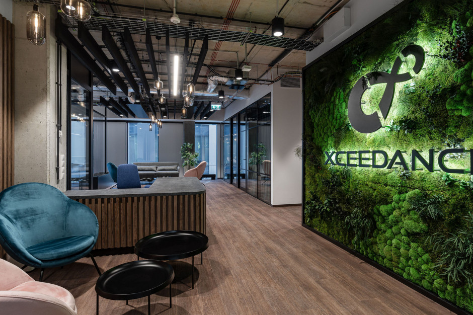 Biuro Xceedance w Krakowie – styl industrialny