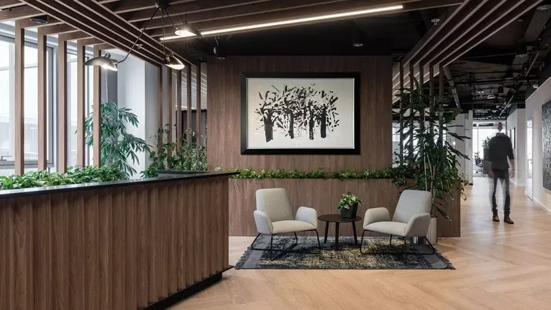 Recepcja biura Provident Polska w Gdańskim Business Center