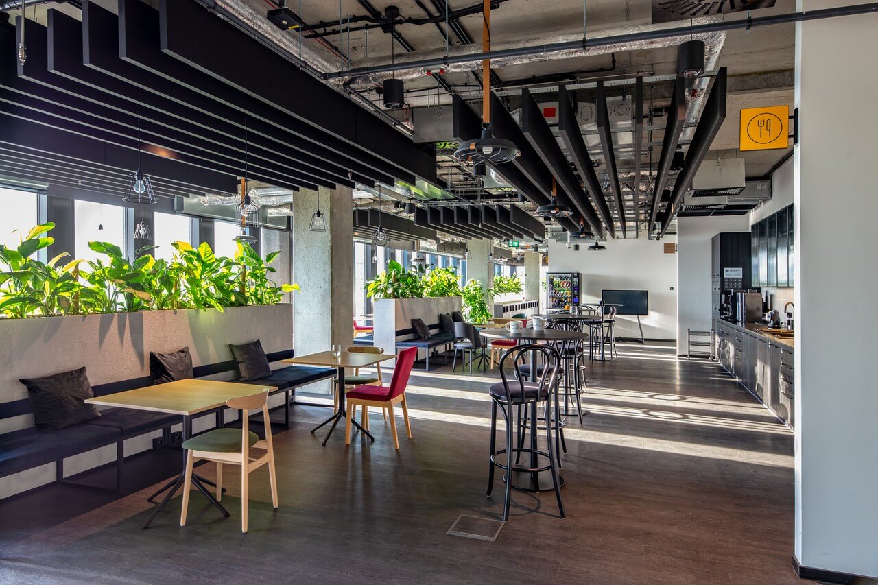 Biuro PwC Service Delivery Center – kuchnia, proj. The Design Group